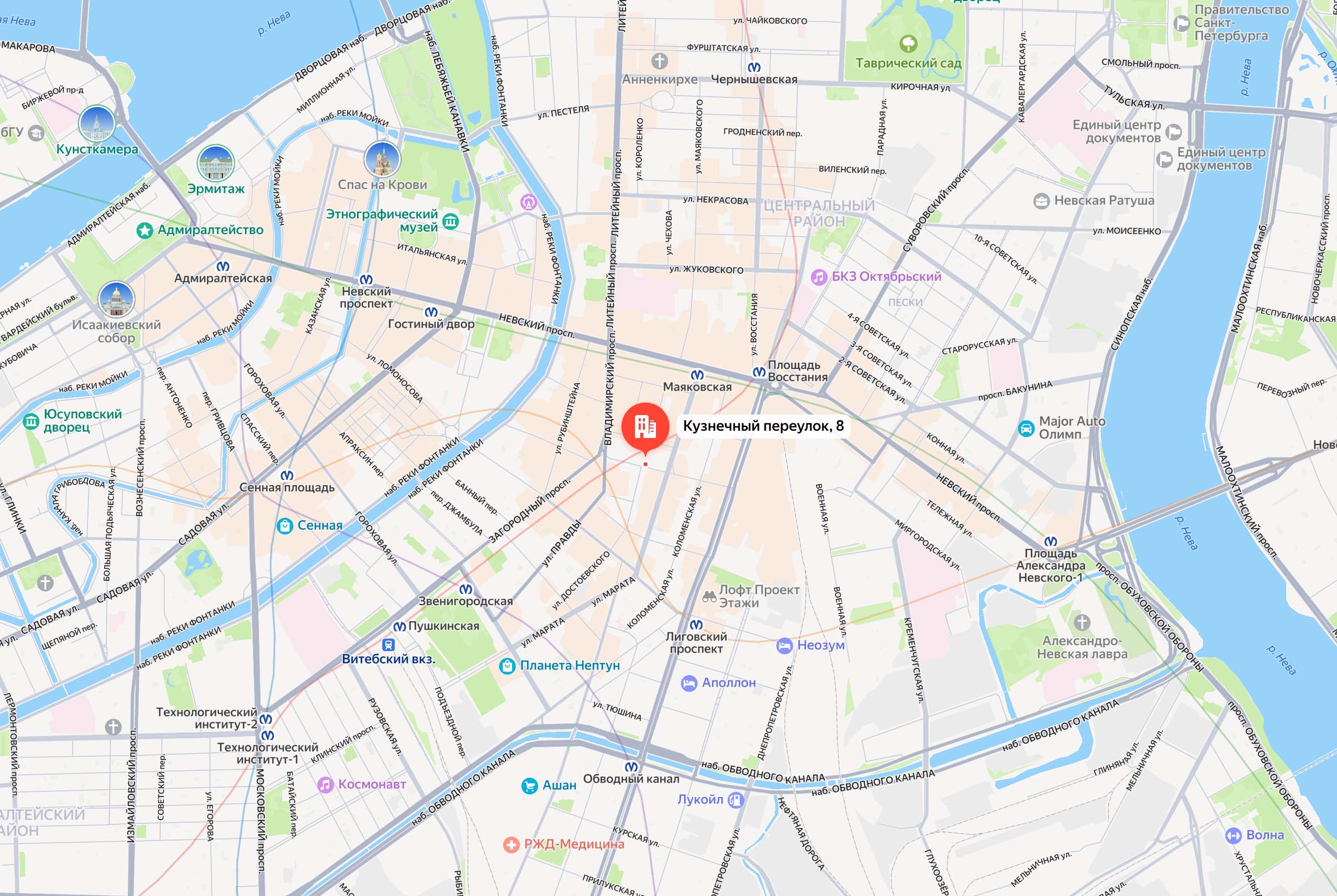 Карта проезда